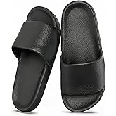 Kattmas Shower Shoes for Women & Men - Non-Slip House Slippers - Cloud Comfort Slides - Quick-Dry, Arch Support - Perfect for Bathroom, Beach, Pool, Travel