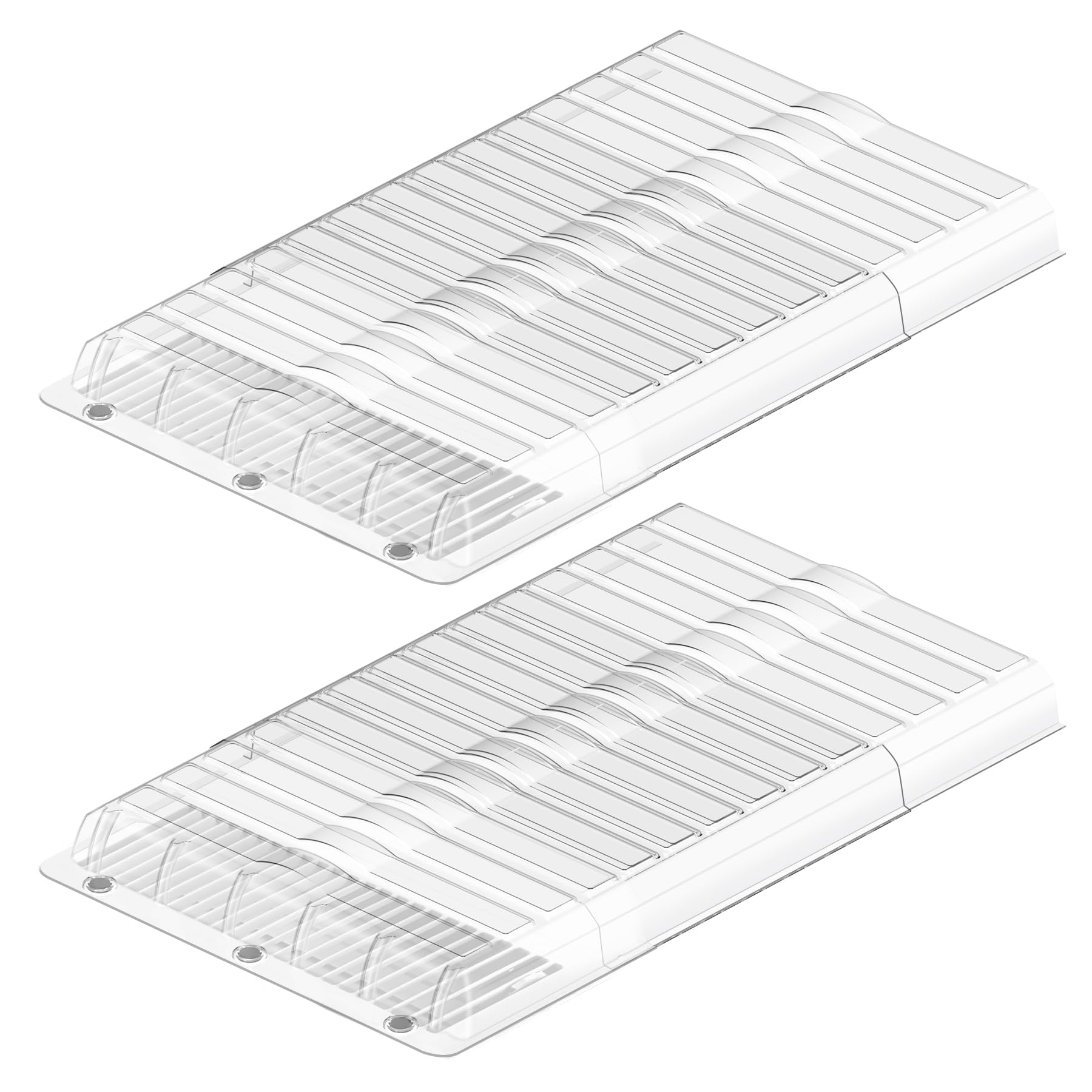 Photo 1 of Air Vent Extender for Under Furniture, Vent Redirector, Vent Deflector for Floor Register 10" and 12" Wide, Extends from 17"-33" Long (2PCS)