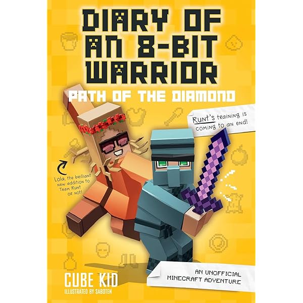 洋書 Minecraft DIARY OF AN 8 BIT WARRIOR 711Edk4WgyL._AC_UF350,