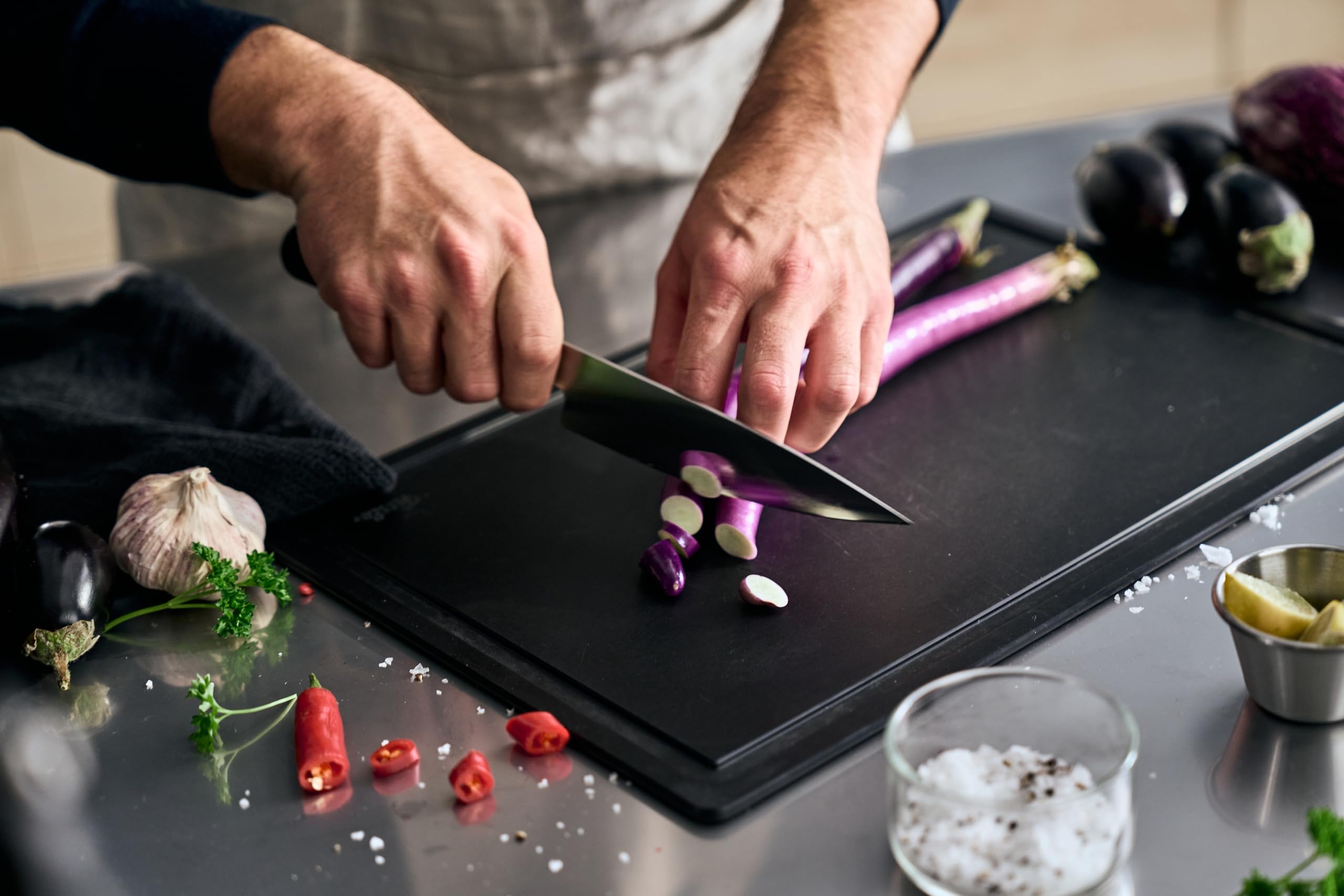 Fissler Procut/Premium-Kochmesser (16 cm) handgeschliffene Edelstahlklinge, Made in Germany, Allzweck-Küchenmesser, Universalmesser, extra breite Messerklinge, ergonomisch 6