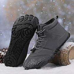 Dinint Barefoot Shoes Men Women Wide Toe Box Winter