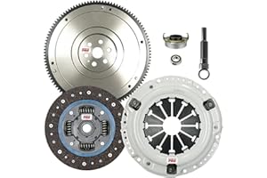 ClutchMaxPRO Performance Stage 2 Clutch Kit with Flywheel Compatible with 1993-1997 Civic Del Sol 1992-2005 Civic 1.5L 1.6L 1.7L D15 D16 D17 (CP08022HDFW-ST2)