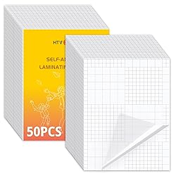 HTVRONT Self Adhesive Laminating Sheets - 50