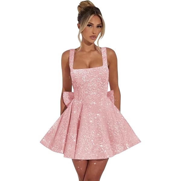 Sequin Short Homecoming Dress 2025 – Sparkly Prom Dress For Teens, Sweet 16, Cocktail Party, Tiered Mini Gown - View #8