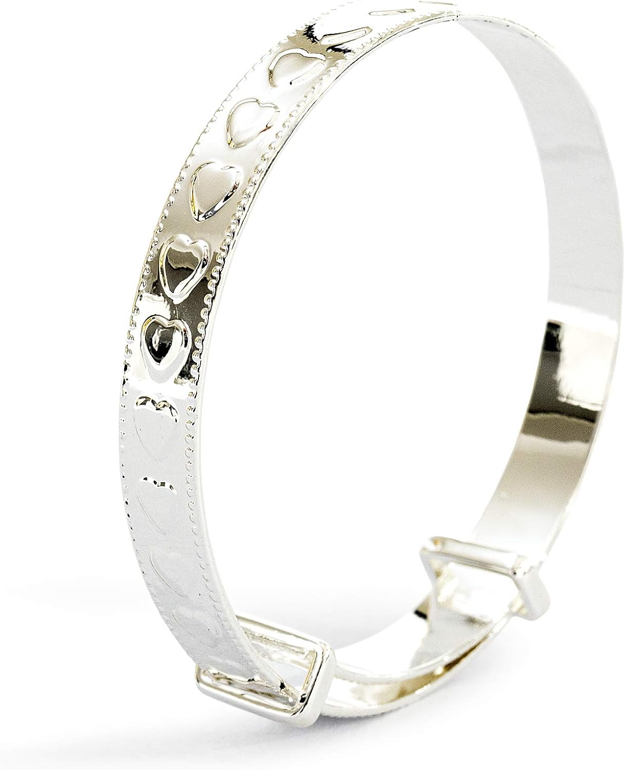 silver christening bracelet