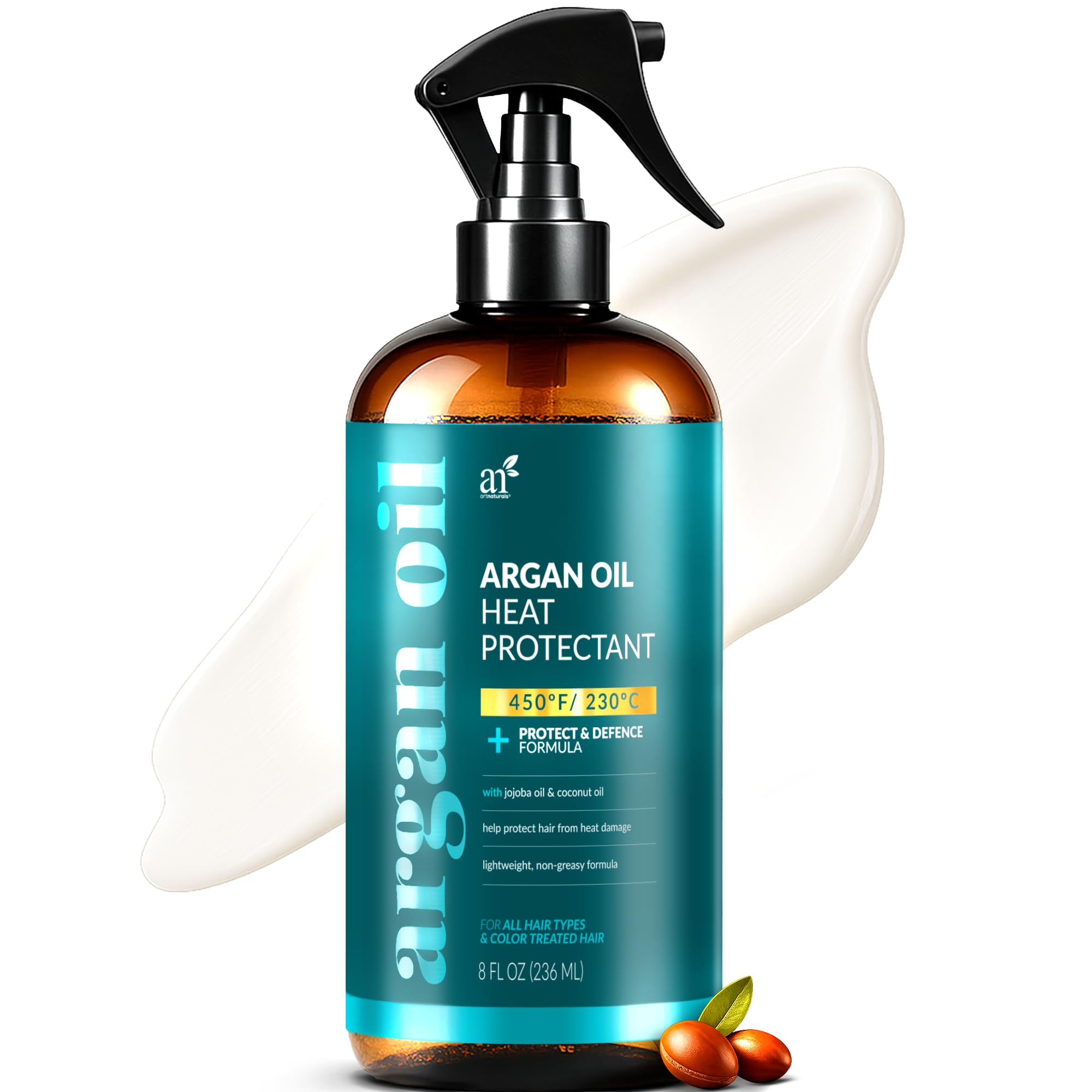 ArtNaturals Argan Oil Thermal Shield Heat Protection,(8 Fl Oz / 236ml)