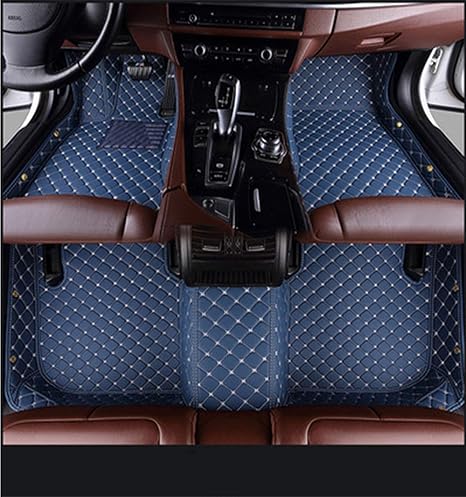 Amazon Co Jp 特別な車のフロアマットカスタムフルセットフットマットbmwx5m 10 14レザーカーアクセサリーに適合 ブルー ホーム キッチン