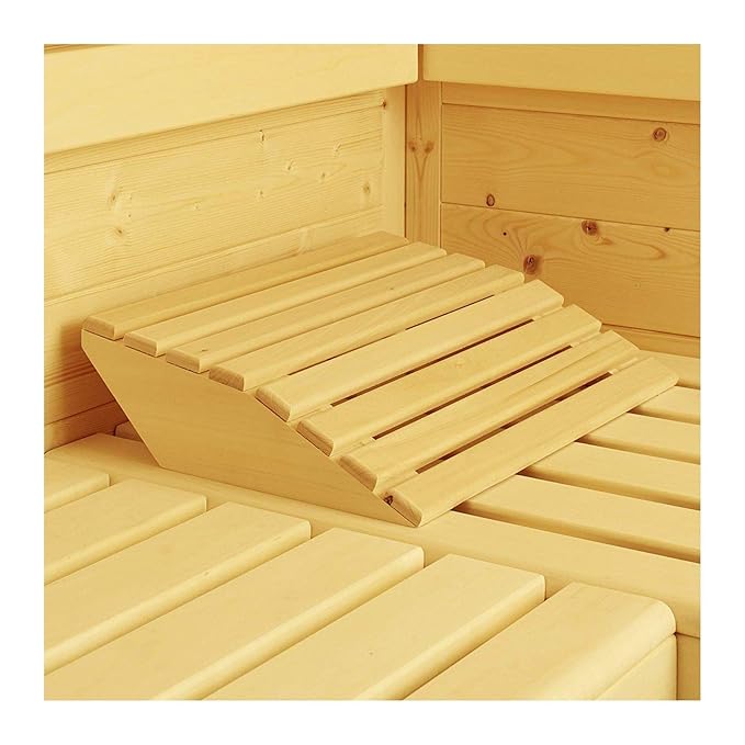 INFRAWORLD Kopfstütze Exklusiv aus Espe, 2-fach anwendbar, liegend oder schräg stehend, 1 Stück,B6614