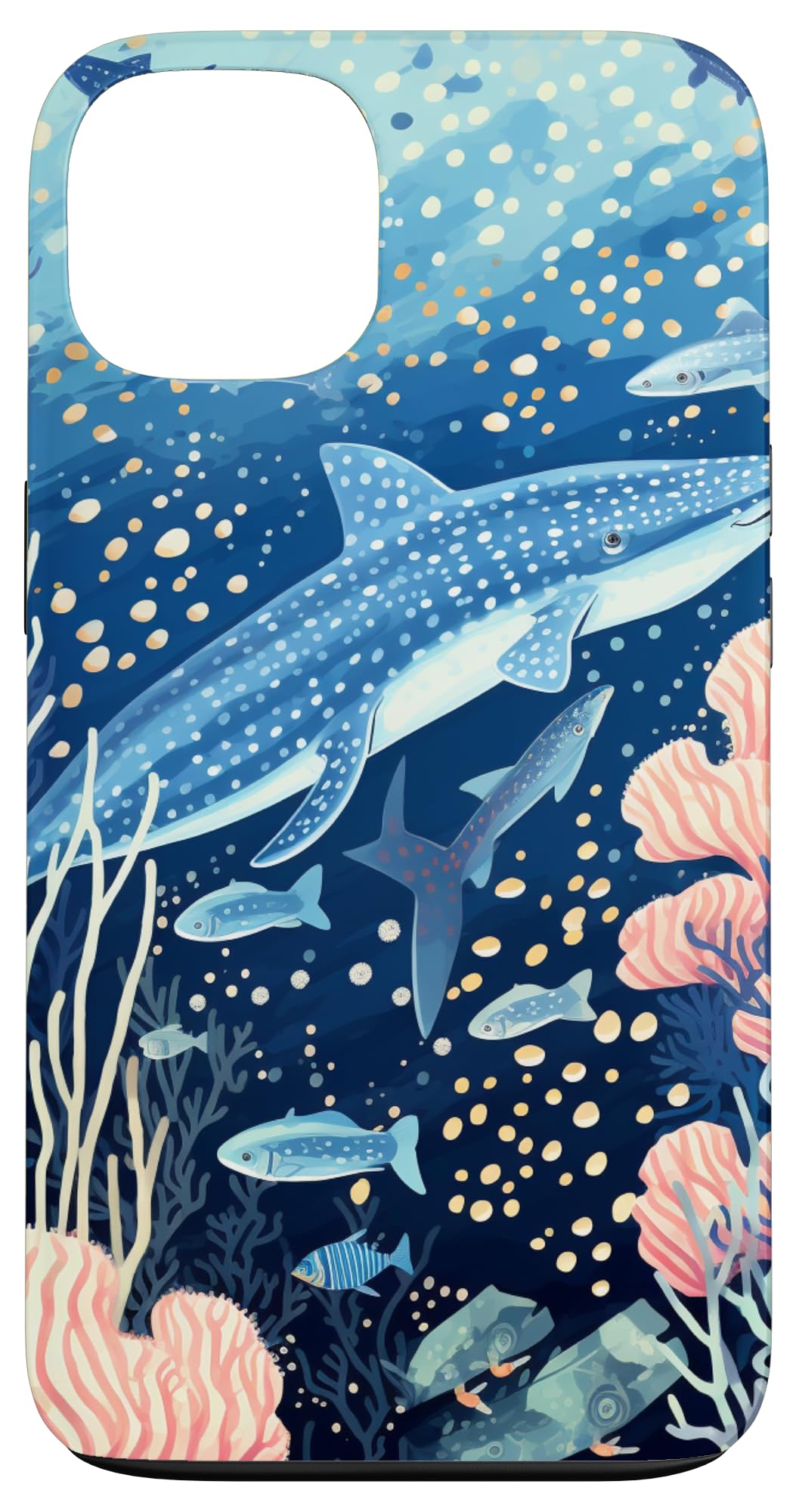 Whale Shark Coral Reefs Seashell Starfish Ocean Beach Sea Case for iPhone 13