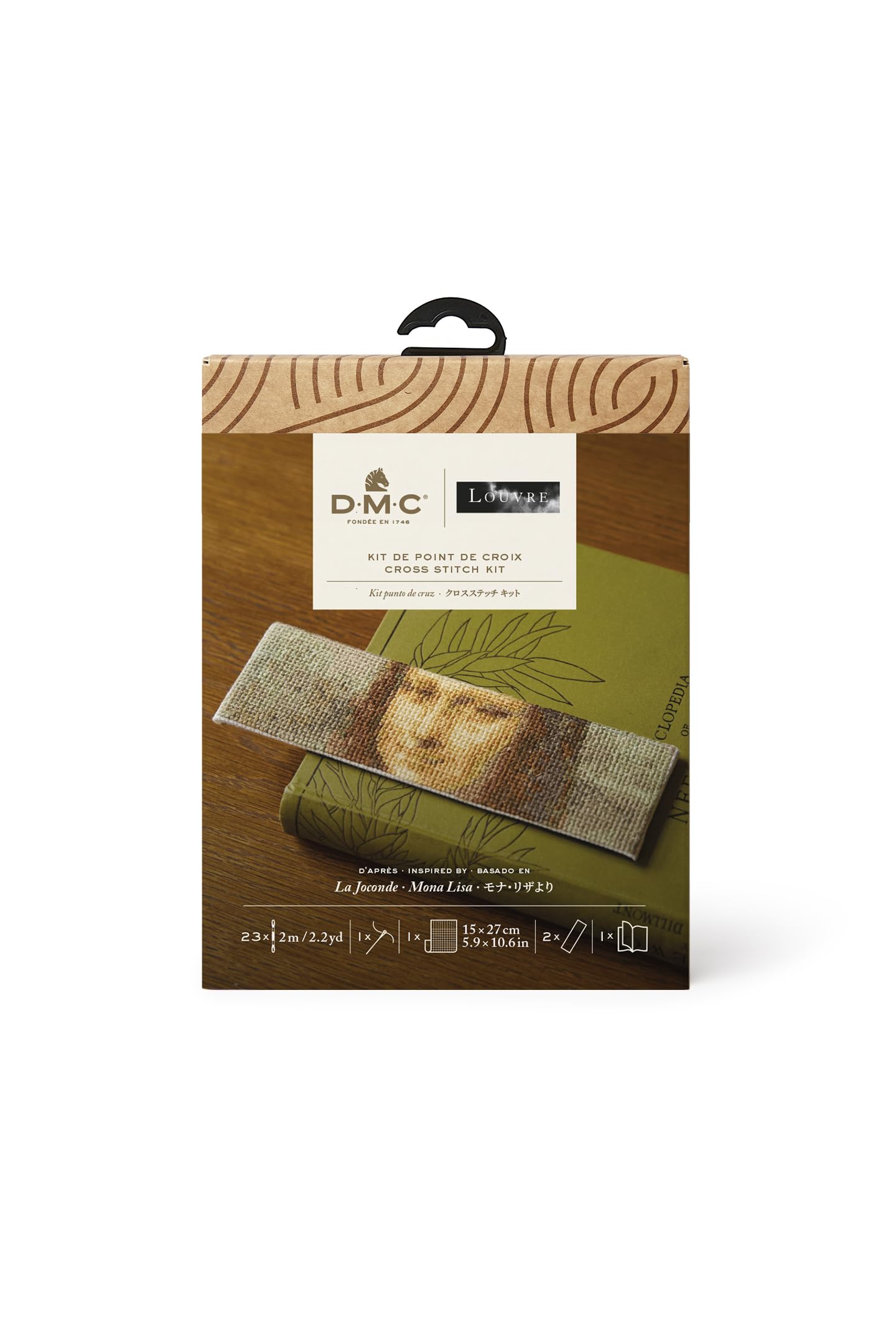 DMC Mona Lisa Bookmark Cross Stitch Kit