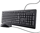 Trust Taro Wired Keyboard and Mouse Set UK QWERTY Full-Size Spill-Resistant view 1