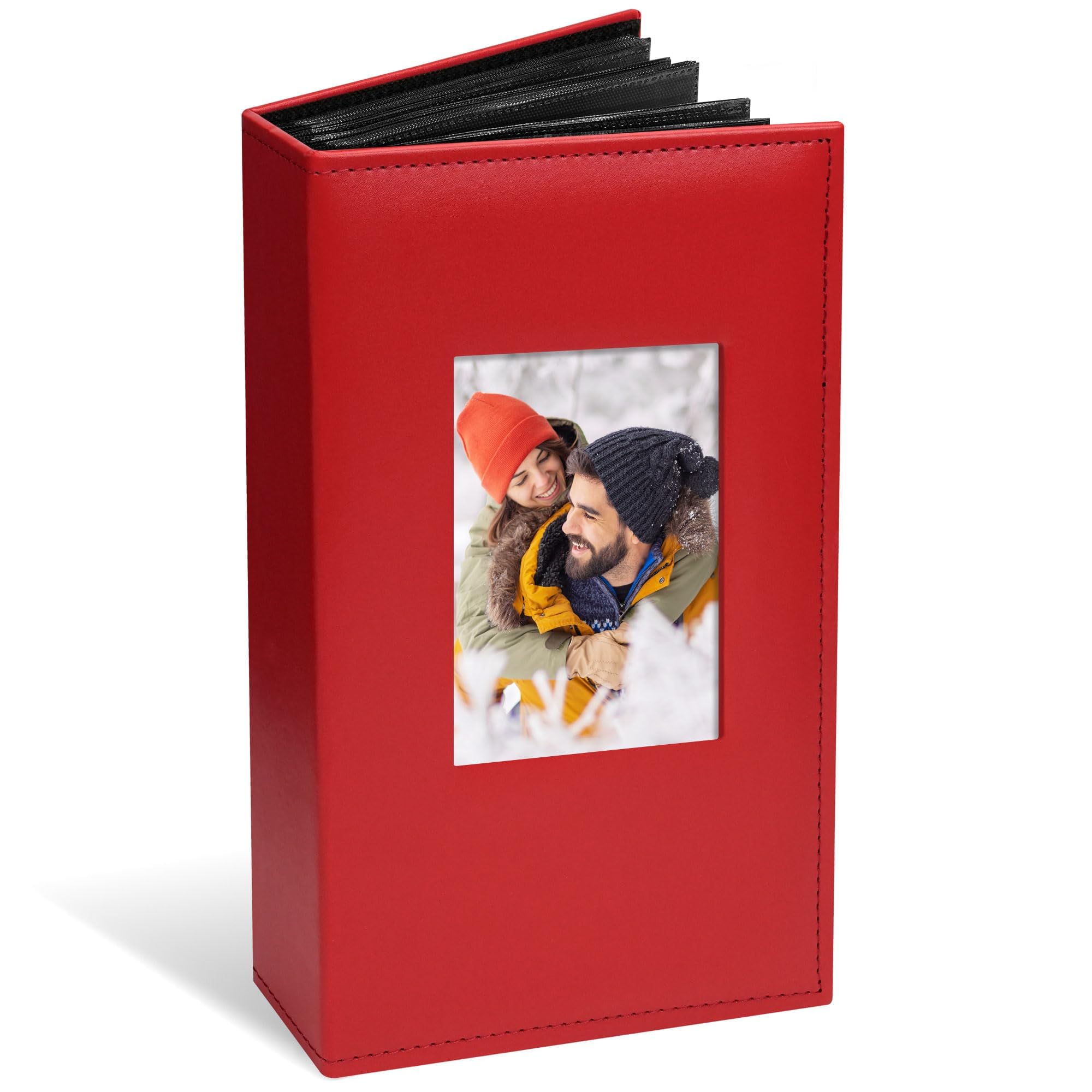 Vienrose Photo Albums Slip in 6x4 300 Photos Leather Cover Extra Large Capacity for Family Wedding Anniversary Baby Vacation