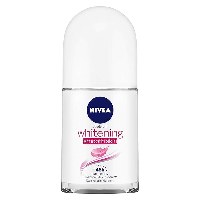 NIVEA Deodorant Rollon, Whitening Smooth Skin, 50ml Rs 111 At Amazon