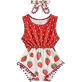 Ahegao 0-24 Months Baby Floral Romper Toddlers Outfits Infant Playsuits + Headband Jumpsuit
