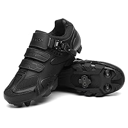 Mens Mountain Bike Shoes with 2-Bolts SPD Cleats
