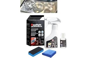 2025 New Automotive Headlamp Restoration Fluid Kit,Multifunctional Car Headlight Polishing,Automotive Headlamp Restoration Fl