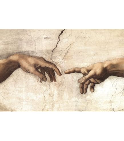 Amazon.com: Studio B The Creation of Man - Hands by Michelangelo