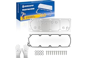 E EZEXPREZE Ezexpreze LS Gen 4 (IV) Valley Cover Plate Kit, Non AFM/DOD Block Off Plate, Compatible with 2007-2013 Chevy GMC Cadillac Silverado Sierra SUV, LS2 LS3 LS7 L92, 4.8L 5.3L 6.0L 6.2L, OE# 12598832