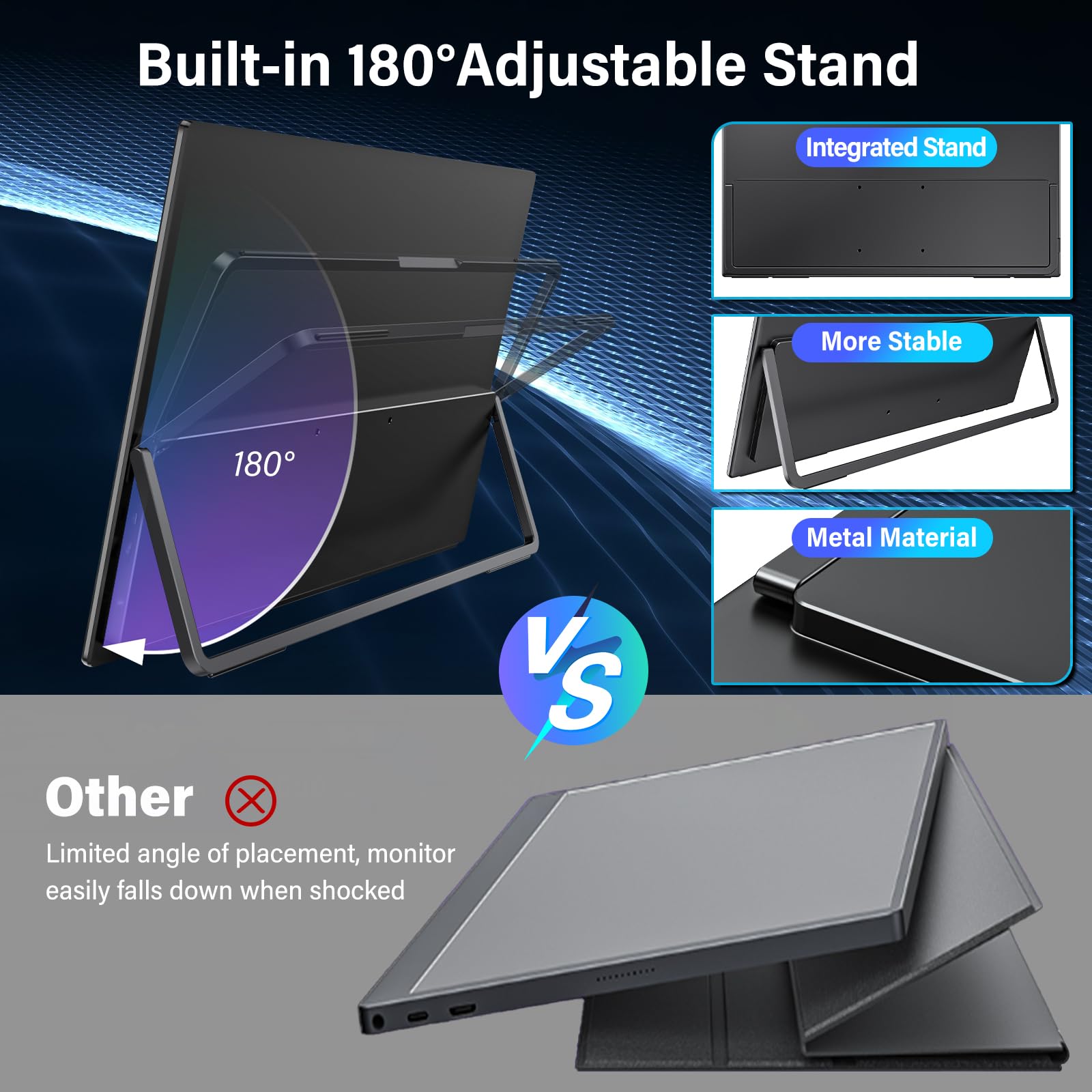 InnoView 2K 180HZ Portable Monitor, 18