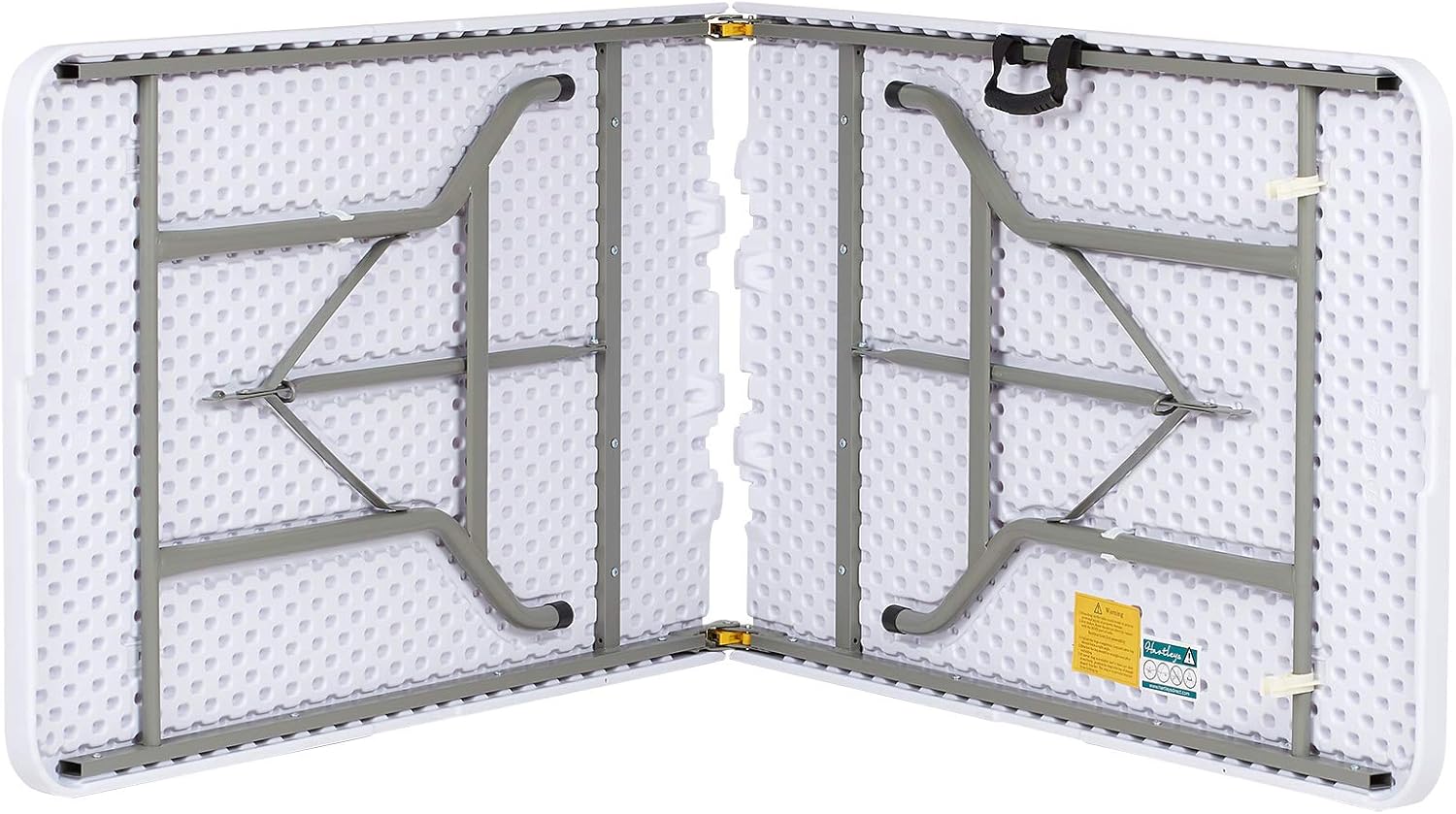 Super Saturday Hartleys Large 8ft White Folding Table Suitable For