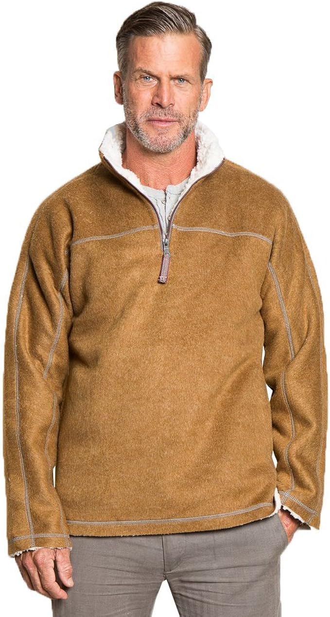 true grit sherpa pullover mens