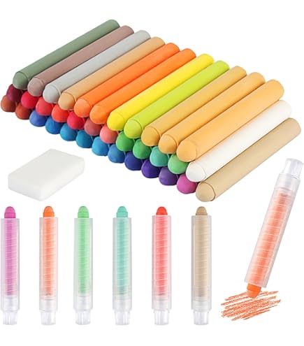 Boite Plastique 45 Litres 2 Boîtes De Rangement à Craie - Organisateur Scolaire Transparent (11x9cm) Boite A Craie Ecole