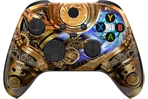 eXtremeRate Custom Shell for Xbox Series X & S Controller - Revitalize Your Controller - Steampunk & Magic Replacement Cover 