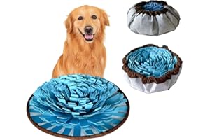 ZGXIAOLE Snuffle Mat for Dogs-Cats-Dog Puzzle Toys, Adjustable Pet Foraging mat for Smell Training, Vivifying Snuffle Mat for Dogs,Dog Digging Toys Encourages Natural Foraging Skills and Mental Stimulation