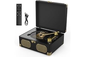 RetroAudio CD Player with Speakers Retro Portable CD Players for Home Music Player with Remote Control,V5.4 Bluetooth in&Out 