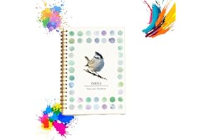 Hugsgarden Watercolor Workbook – Beginner-Friendly adults water color workbook Set with 12 Colors & Brush – Autumn & Garden T