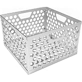 onlyfire Stainless Steel Offset Smoker Firebox Charcoal Basket | for Oklahoma Joe's Smoker, Used for Long Efficient Smoking
