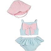 Mud Pie Baby-Girls Mud Pie Children's Seersucker Baby 3pc Set