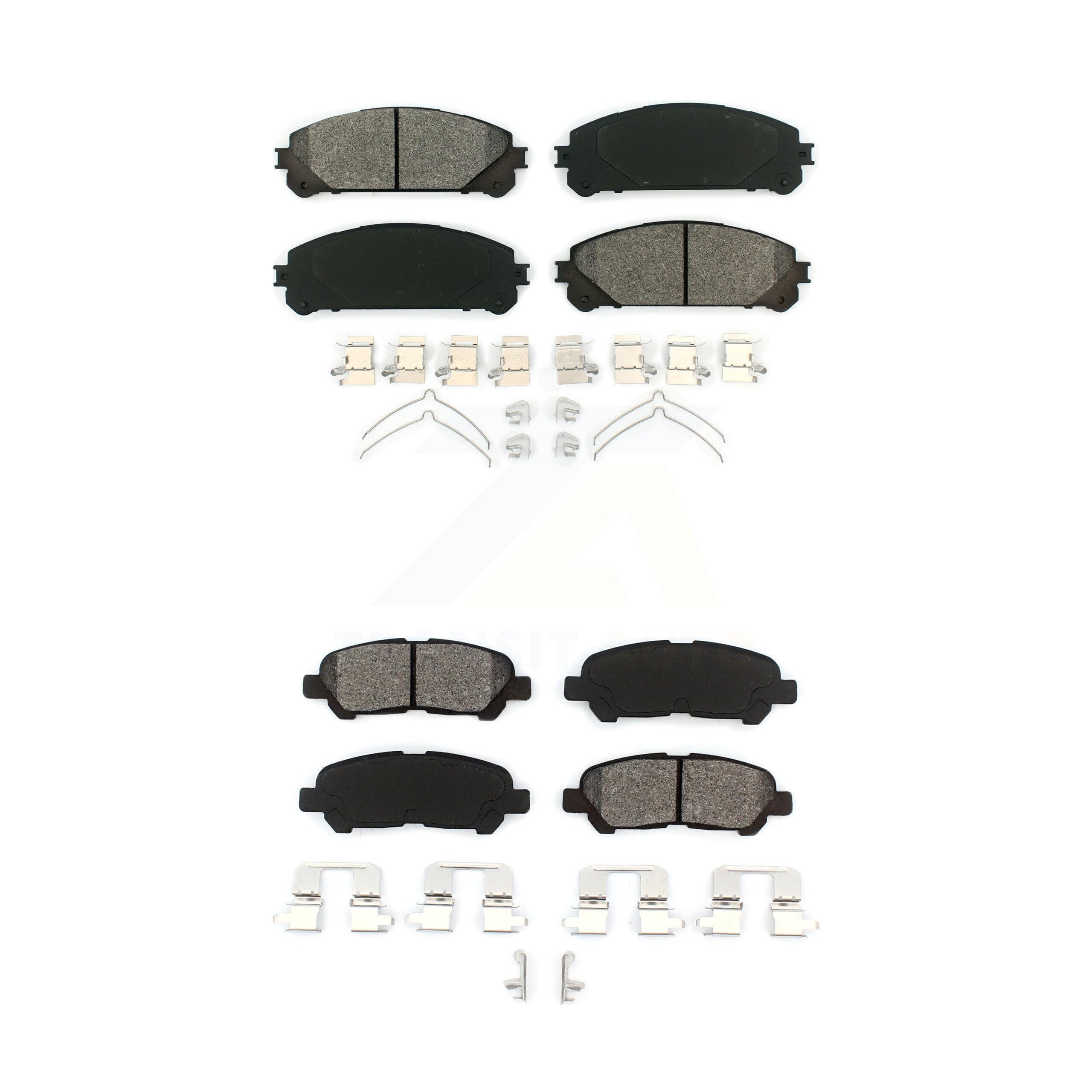 SIM Front Rear Semi-Metallic Brake Pads Kit