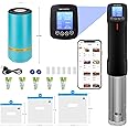 Inkbird WIFI Sous Vide Cooker & 44PCS Electric Vacuum Sealer Sous Vide Kits Recipes on APP and 1000W Sous Vide Machine| Sous Vide Starter Kits with 30PCS Sous Vide Bags Electric Pump Clips