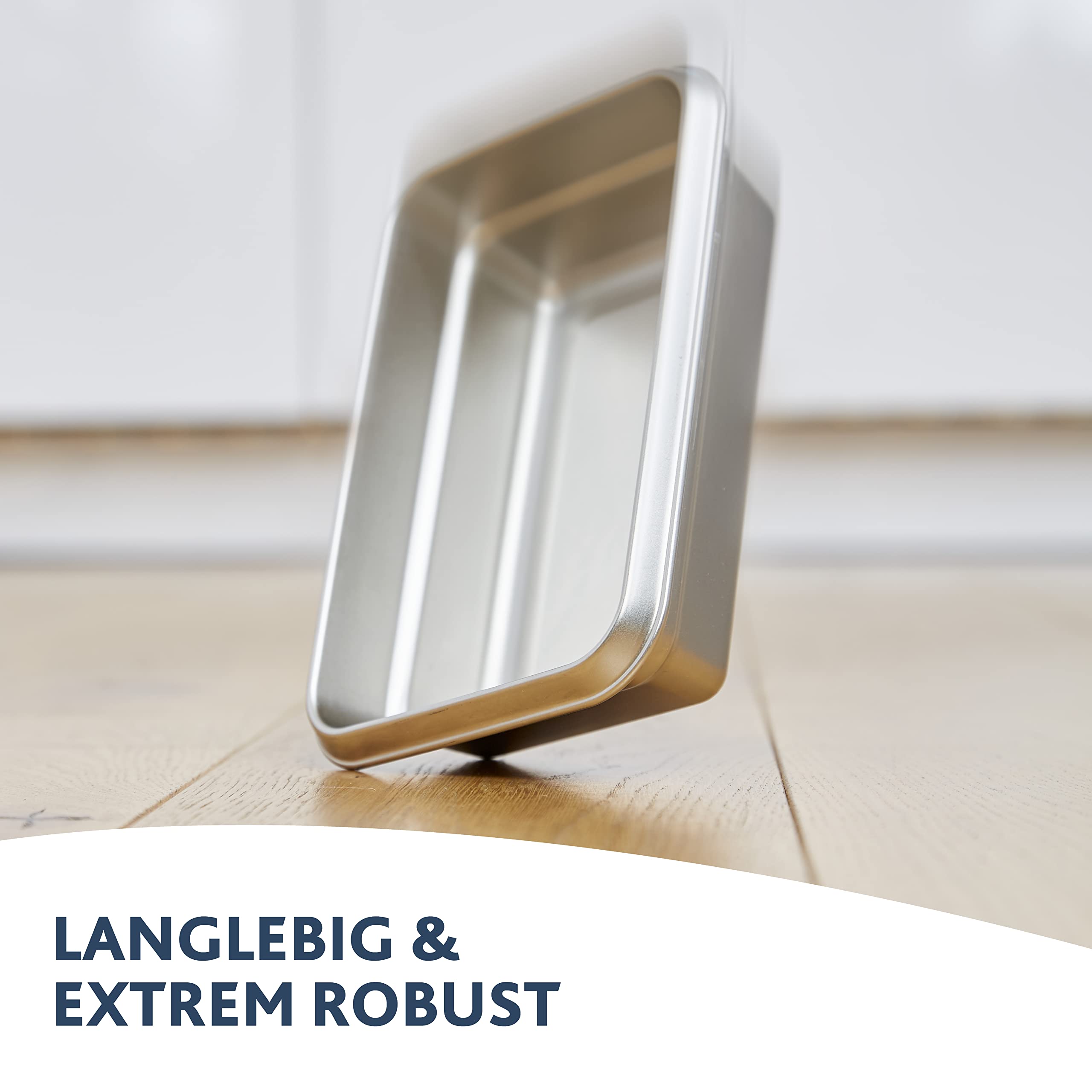 Emsa Clip & Close auslaufsichere Edelstahl-Frischhaltedose, 2 Liter Fassungsvermögen, rechteckig, spülmaschinenfest, backofenfest, N1150600 6