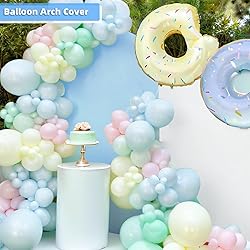 HEMMOTOP 7.2 ft Blue Arch Backdrop Cover