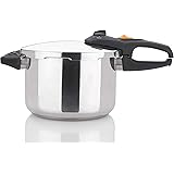Zavor DUO 6.3 Quart Multi-Setting Pressure Cooker with Recipe Book and Steamer Basket - Polished Stainless Steel (ZCWDU02)