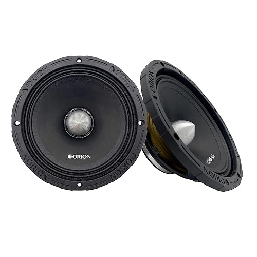 Orion XTX658 6.5" High Performance Midrange Car Speaker Pair 8 Ohm 1400W Max 685650079394