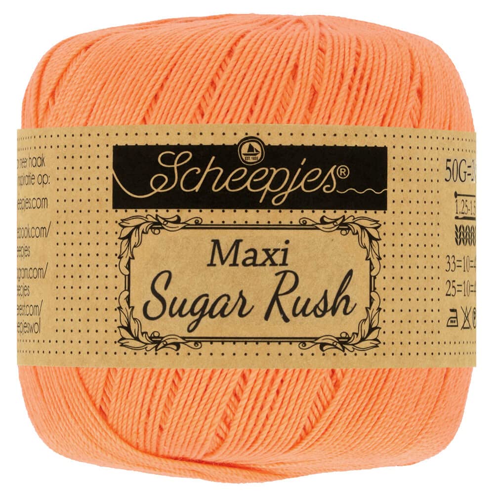 Scheepjes - Scheepjes Maxi Sugar Rush 386 Peach Yarn - 1x50g — image 1