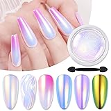 Born Pretty Chrome Nail Powder Auroras Nail Powder