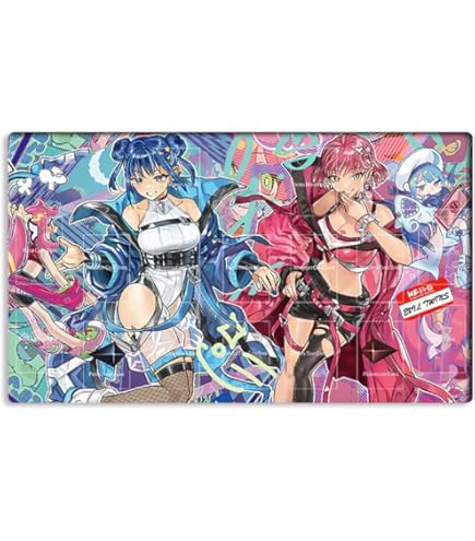 Amazon.com: New Mlikemat Playmat Evil Twin Kisikil & Lilla TCG CCG