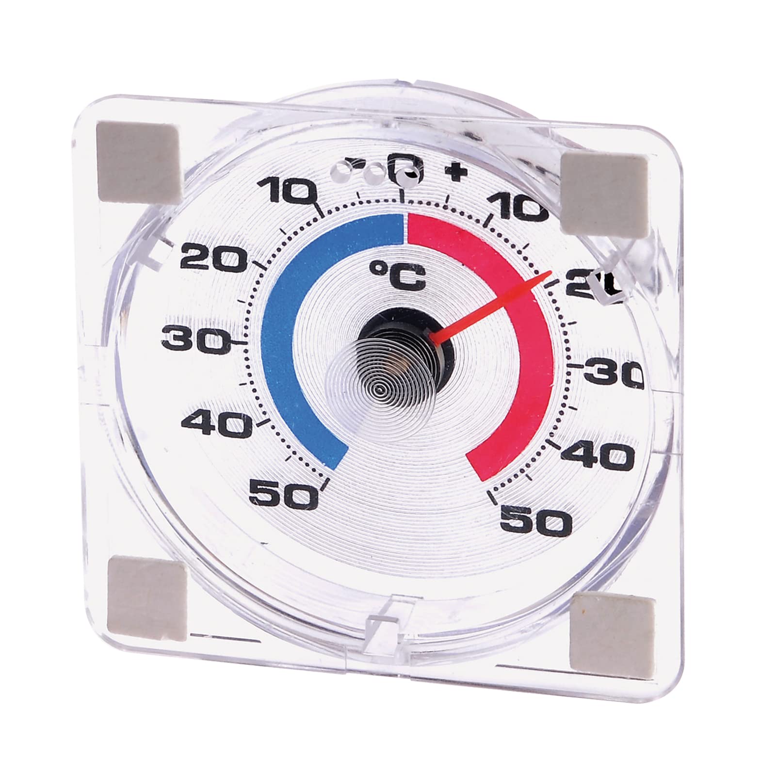 Westmark window thermometer, measuring range from -50 °C to +50 °C, plastic, white/red/blue, 52122280