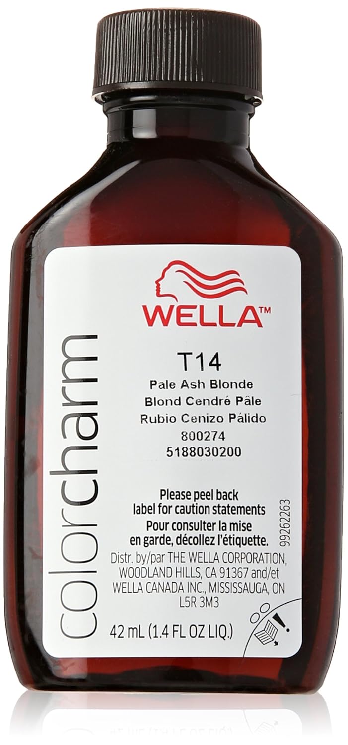 Buy Wella Color Charm Liquid Toner T14 Pale Ash Blonde 42ml