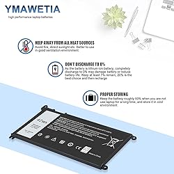 Ymawetia WDX0R Laptop Battery Replacement for Dell