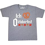 Oktoberfest Pretzel Heart Baby Bodysuit - Ich Liebe I Love German Festival Onesie Outfit