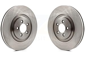 CMX Front Disc Brake Rotors Pair Replacement For Jaguar XF XJ XKR S-Type XK XJR Super V8 K8-100473