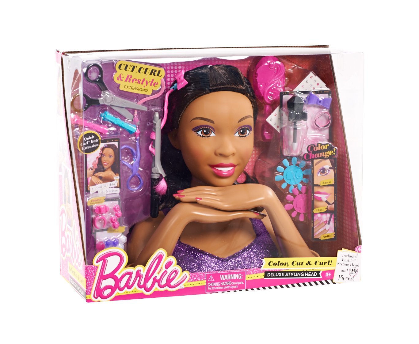 Amazoncom Barbie Deluxe Styling Head AA Toys Games