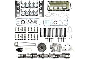 ZIDUASNEB MDS 5.7 HEMI Lifters Camshaft Oil Pump Head Gasket Set Timing Chain Kit VVT Fit For Dodge Ram 1500 5.7L 2009-2015 HS26423PT 53022263AF 53021726AD 53021726AE 53022243AF