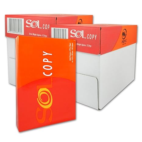 SCHÄFER SHOP Standard-Kopierpapier DIN A4 5000 Blatt 80g Druckerpapier Laserpapier Inkjetpapier Faxpapier