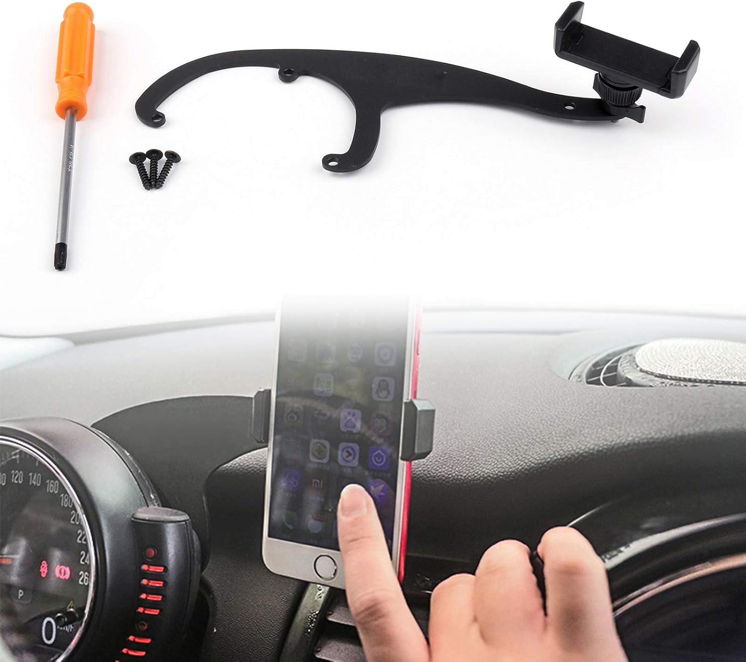 Artudatech 360°Rotation Car Phone Mount Cradle Holder Stand